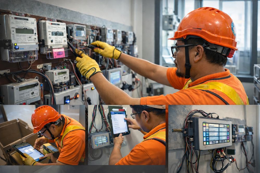 Smart meter installation